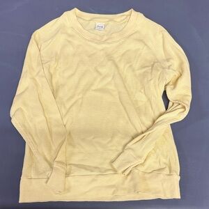 TNA Cream Waffle Knit Long Sleeve